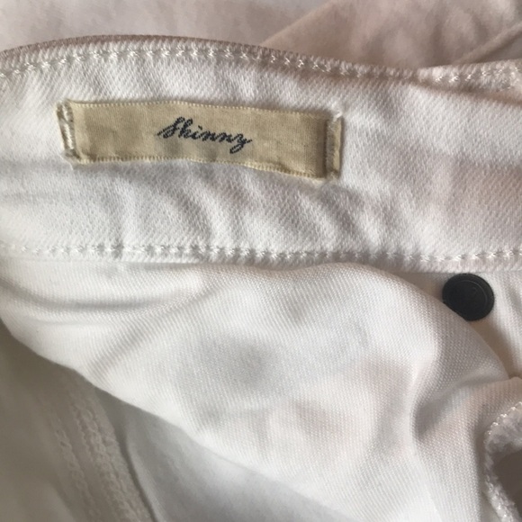 Ralph Lauren Denim & Supply skinny white denim jeans size 27/32 - Picture 8 of 9